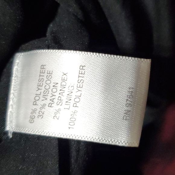 J Jill black red Buffalo plaid skirt with pockets - Picture 5 of 6